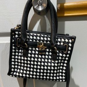 Small purse with handles or cross body strap